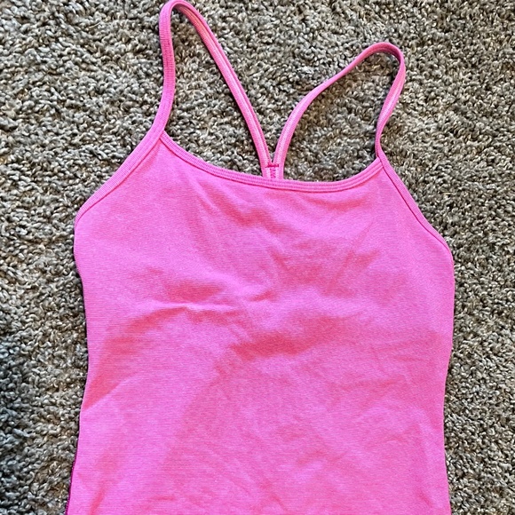 lululemon athletica Tops - Lulu Lemon Power Y Tank Top Pink